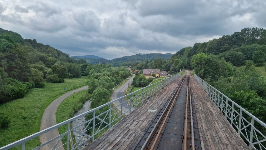 Most na trasie Świdnica - Jedlina-Zdrój