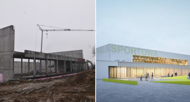 Sala widowiskowo-sportowa w Książu Wielkopolskim - styczeń 2021/wizualizacja