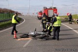 Wypadek na S1 w Bielsku [ZDJĘCIA]. Zginął motocyklista