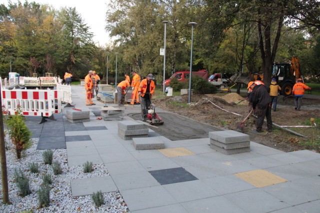Przebudowa Parku Hallera w Dąbrowie Górniczej ma się zakończyć do 31 października