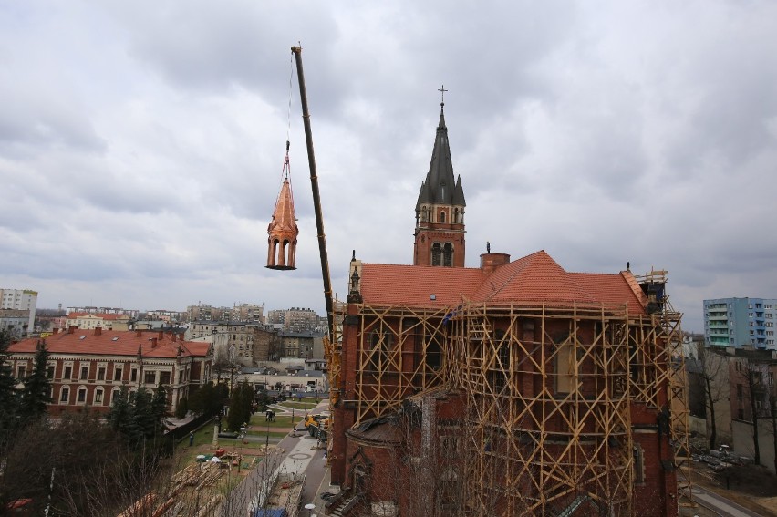 Odbudowa katedry w Sosnowcu