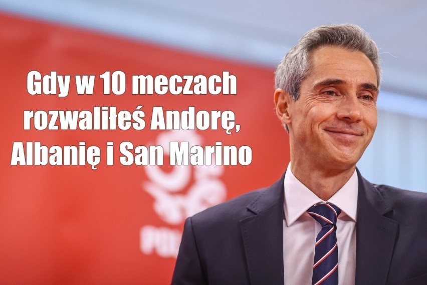  Polska - San Marino 7:1 MEMY Paulo Sousa: Dawać mi teraz tę Anglię! 8.09