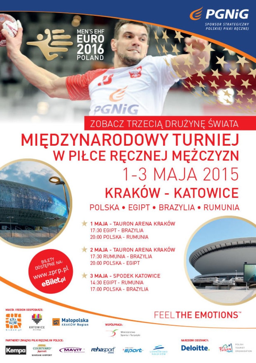 1-2 maja, Tauron Kraków Arena

Turniej będzie pierwszą po...