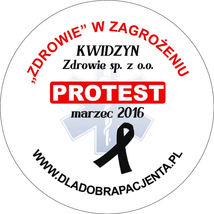 Protest pracowników szpitala w Kwidzynie. W poniedziałek rozpoczęcie strajku!