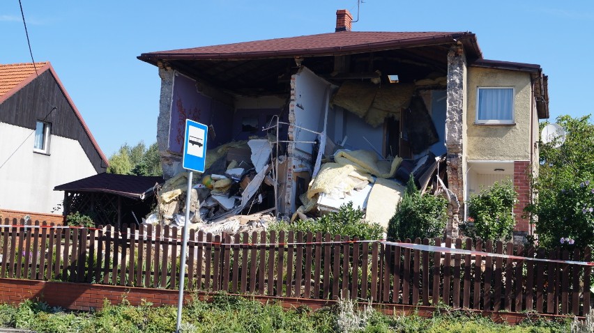 Katastrofa w Dębieńsku: runął prawie cały dom