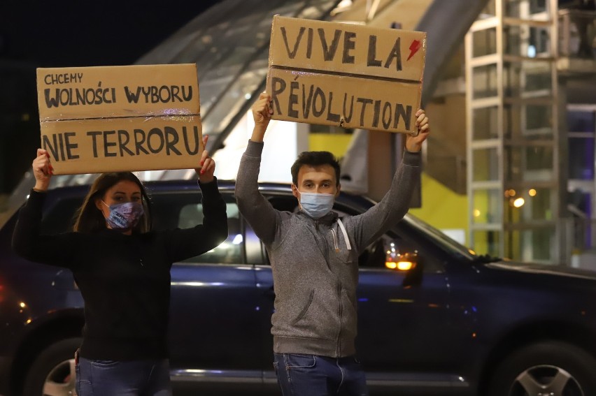 Nowy protest w Katowicach przeciwko wyrokowi Trybunału...