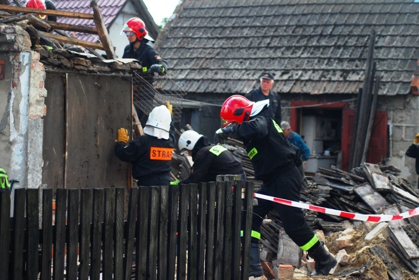 Katastrofa budowlana w Magnuszewicach. Zawalił się dom