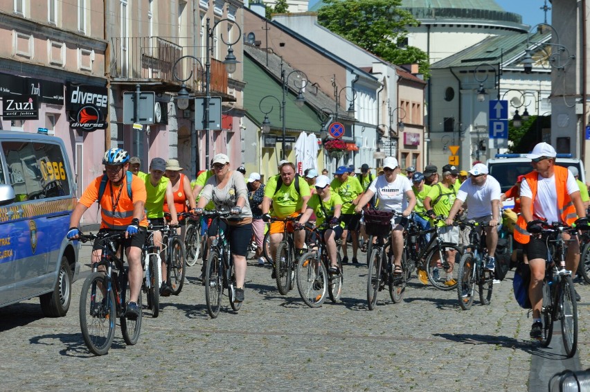 Skierniewicki rajd rowerowy w upalną niedzielę