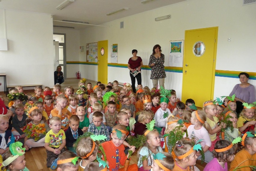 Dzieci z Przedszkola nr 1 w Skierniewicach przywitały jesień