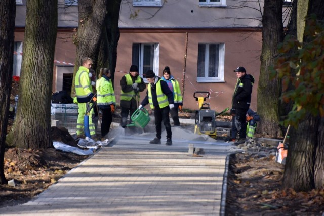 Prace modernizacyjne w Parku Tysiąclecia w Zielonej Górze