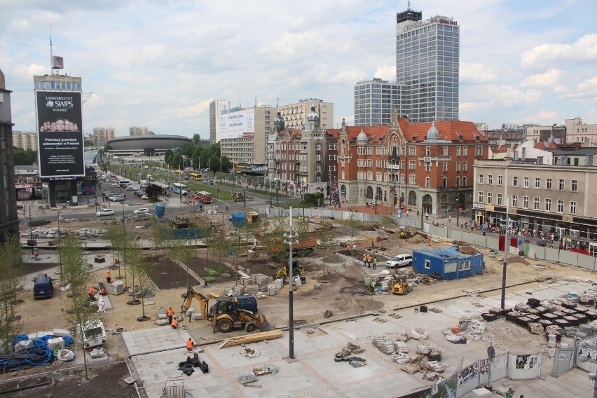 Przebudowa centrum Katowic: plac Relaksu