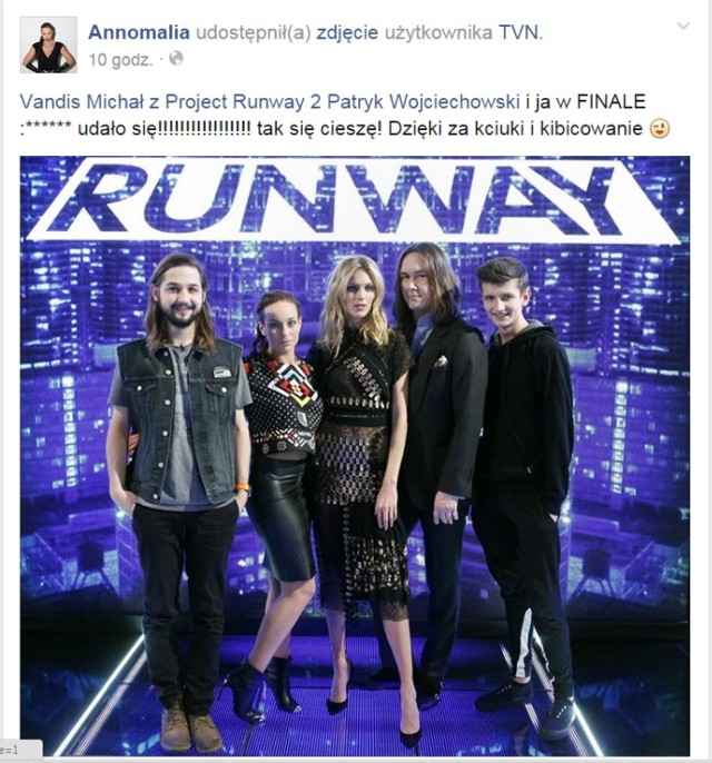 Anna Młynarczyk pochodząca z Modrzycy koło Nowej Soliw finale "Project Runway"!