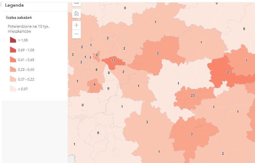 Chrzanów, Oświęcim, Wadowice, Olkusz. Osiem nowych przypadków zakażenia koronawirusem, jedna osoba nie żyje 