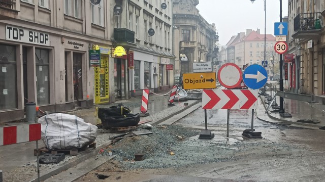 Remont ulicy Śródmiejskiej w Kaliszu