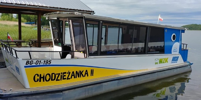 Nowa Chodzieżanka wkrótce wypłynie na Jezioro Miejskie w Chodzieży. Jaki los czeka dotychczasowy stateczek?