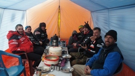 Uczestnicy polskiej zimowej wyprawy na Broad Peak