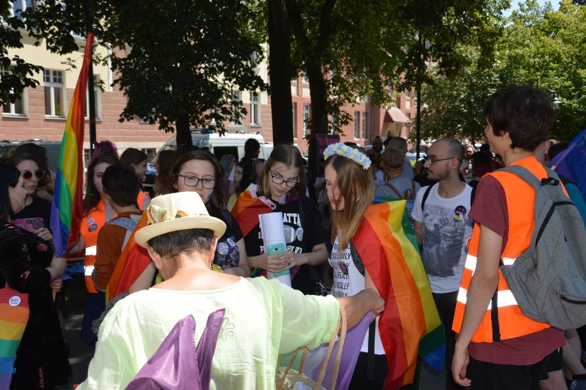 Pierwszy Marsz Równości w Opolu.