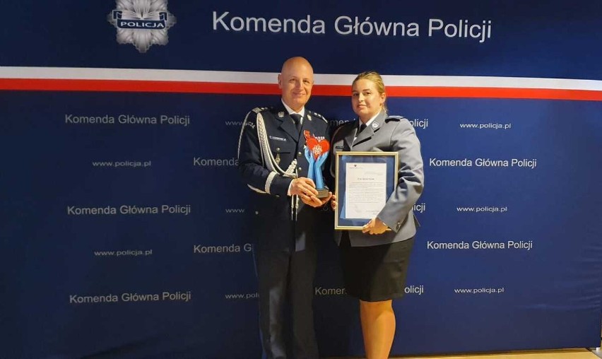 Agnieszka Nalewajko zwyciężczynią konkursu "Policjant, który mi pomógł"
