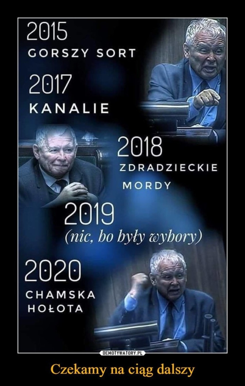 Jarosław Kaczyński określił opozycję mianem "chamskiej...