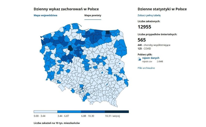 Koronawirus w woj. zachodniopomorskim - 30.12.2020