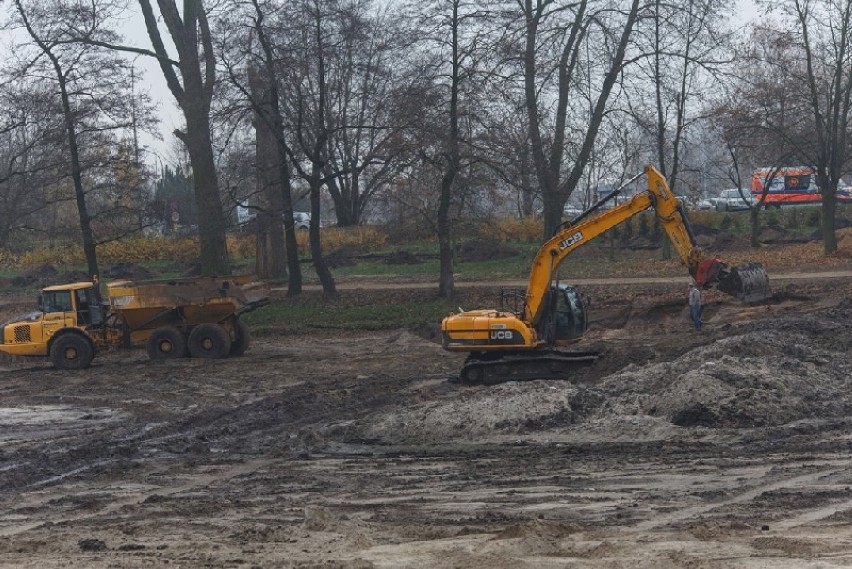 Okolice Stawów Jana w remoncie