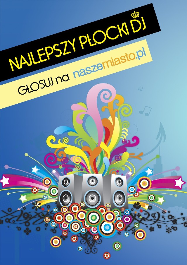Plakat Plebiscytu na Najlepszego płockiego DJa