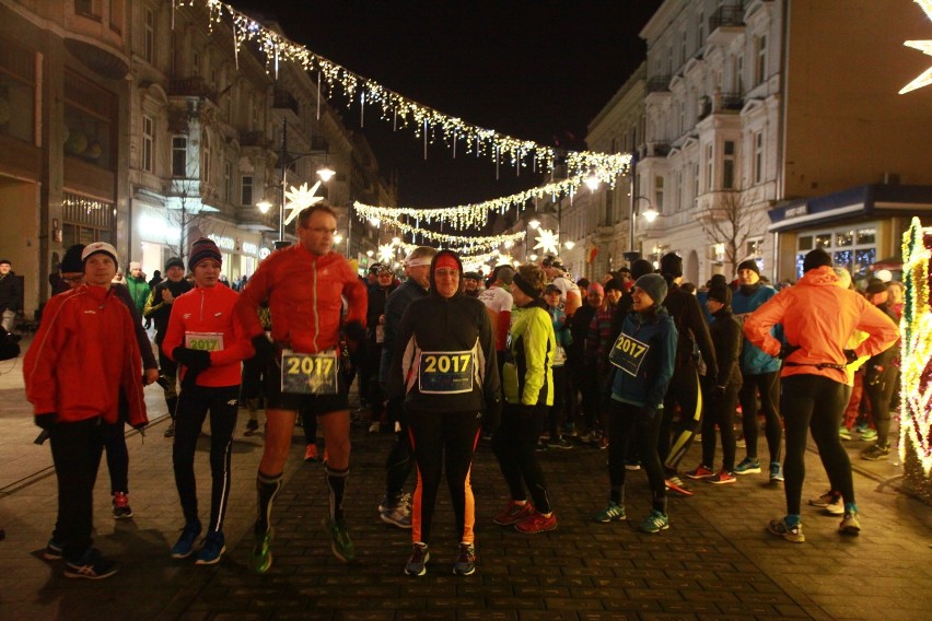 Noworoczny Bieg na Piotrkowskiej w 2017 roku