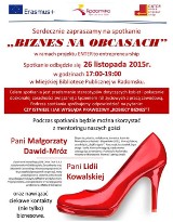 „Biznes na obcasach” - spotkanie w MBP w Radomsku