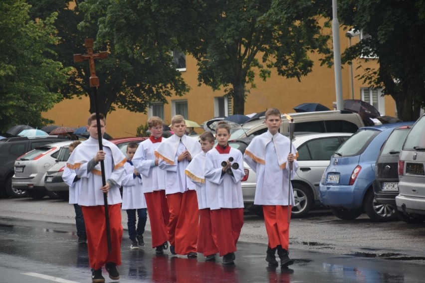 Procesja Bożego Ciała parafii pw, św. Wojciecha w Wągrowcu 