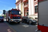 Pożar w budynku banku przy ul. Jagiełły? Trzy wozy strażackie w centrum miasta.