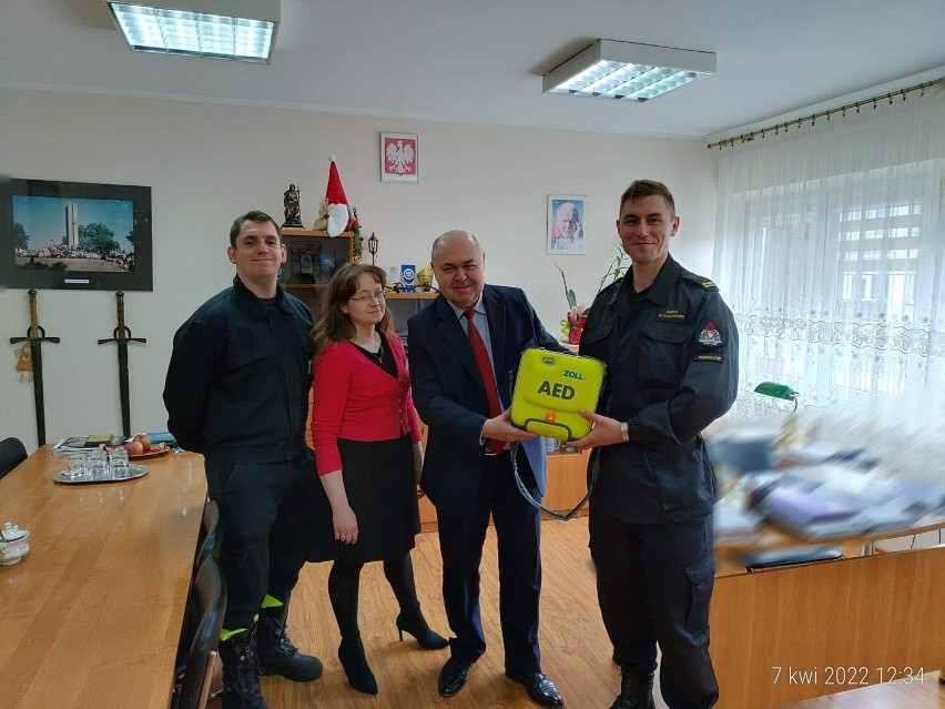MOSP Radziejów z defibrylatorem AED