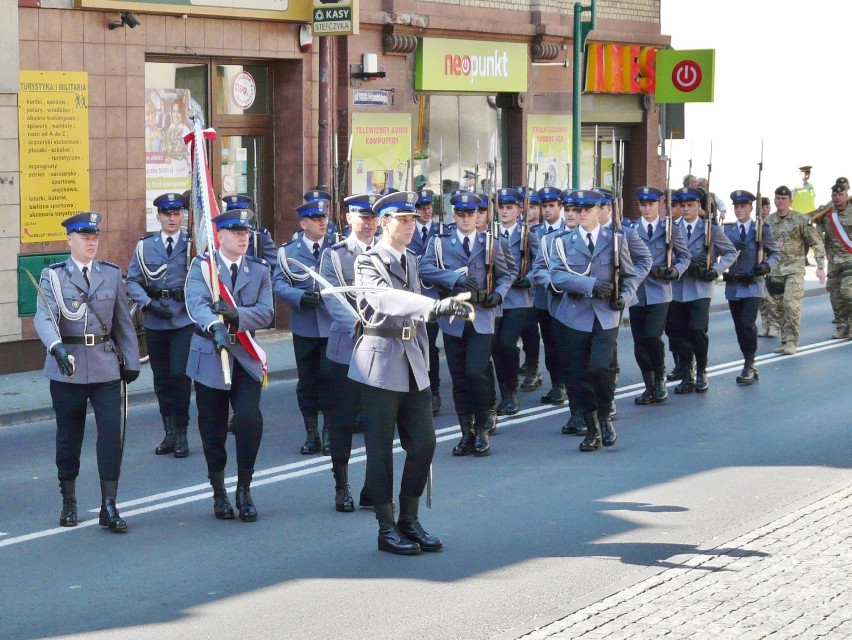 Policja w Lublińcu: Uroczystość nadania sztandaru