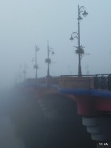 Gorzów w jesiennej mgle