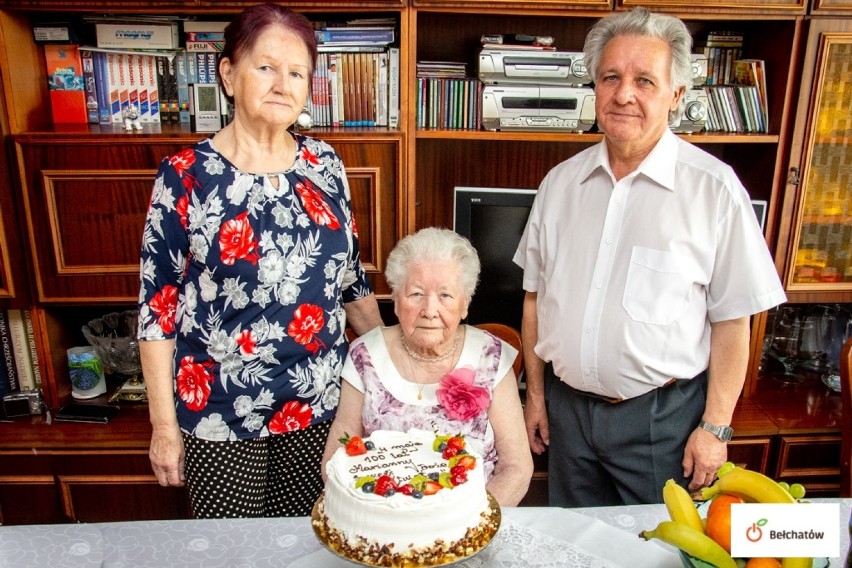 Pani Marianna Rydelin z Bełchatowa obchodziła setne urodziny
