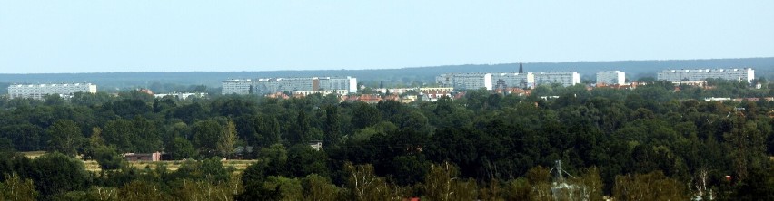 Tak wygląda Legnica na zdjęciach widziana z okolic miejscowości Kozice