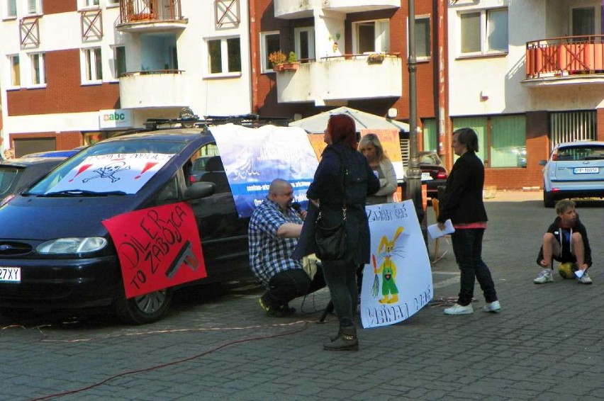 Protest przeciwko dopalaczom w Pile