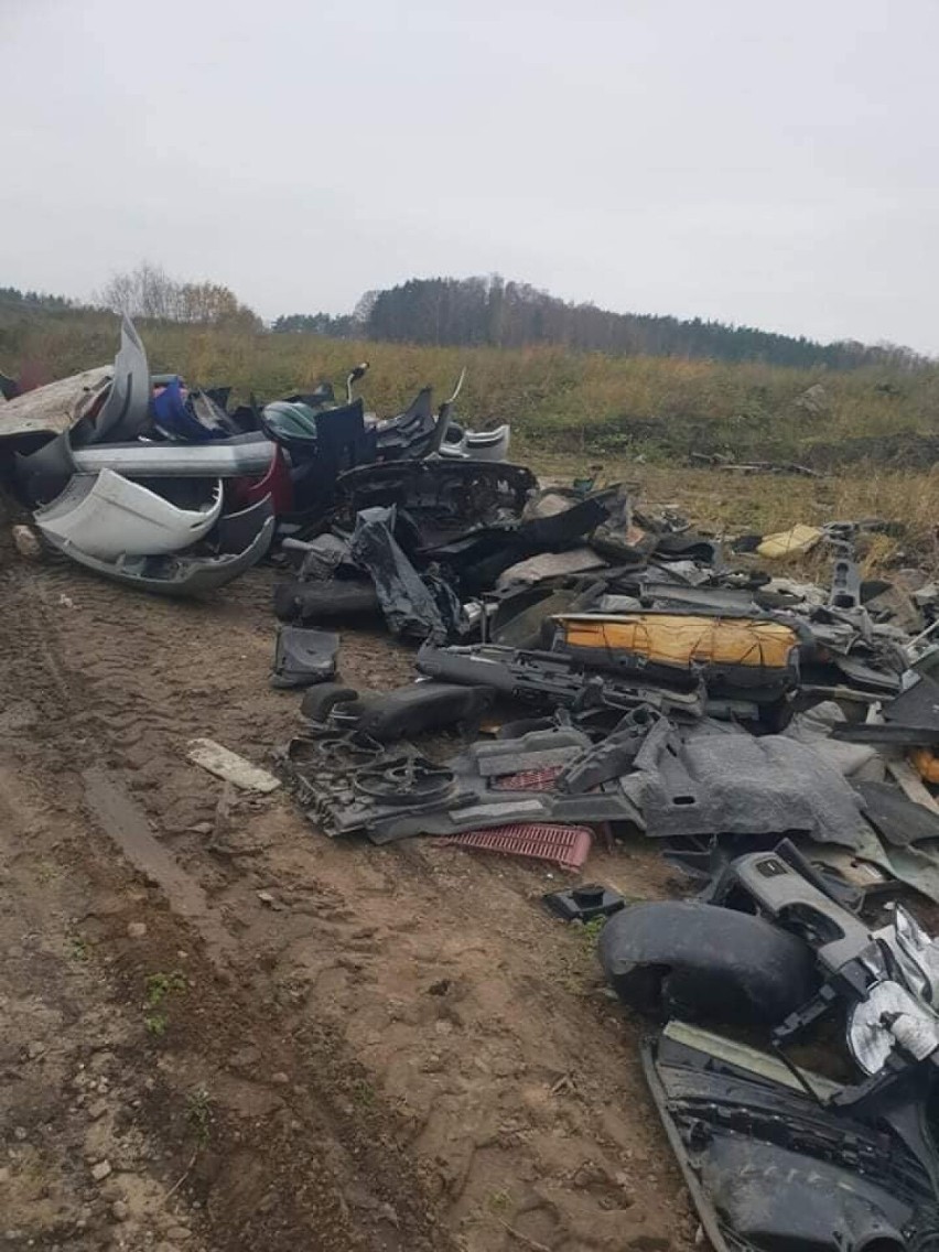 Nielegalne wysypisko śmieci w gminie Kosakowo zostało w...