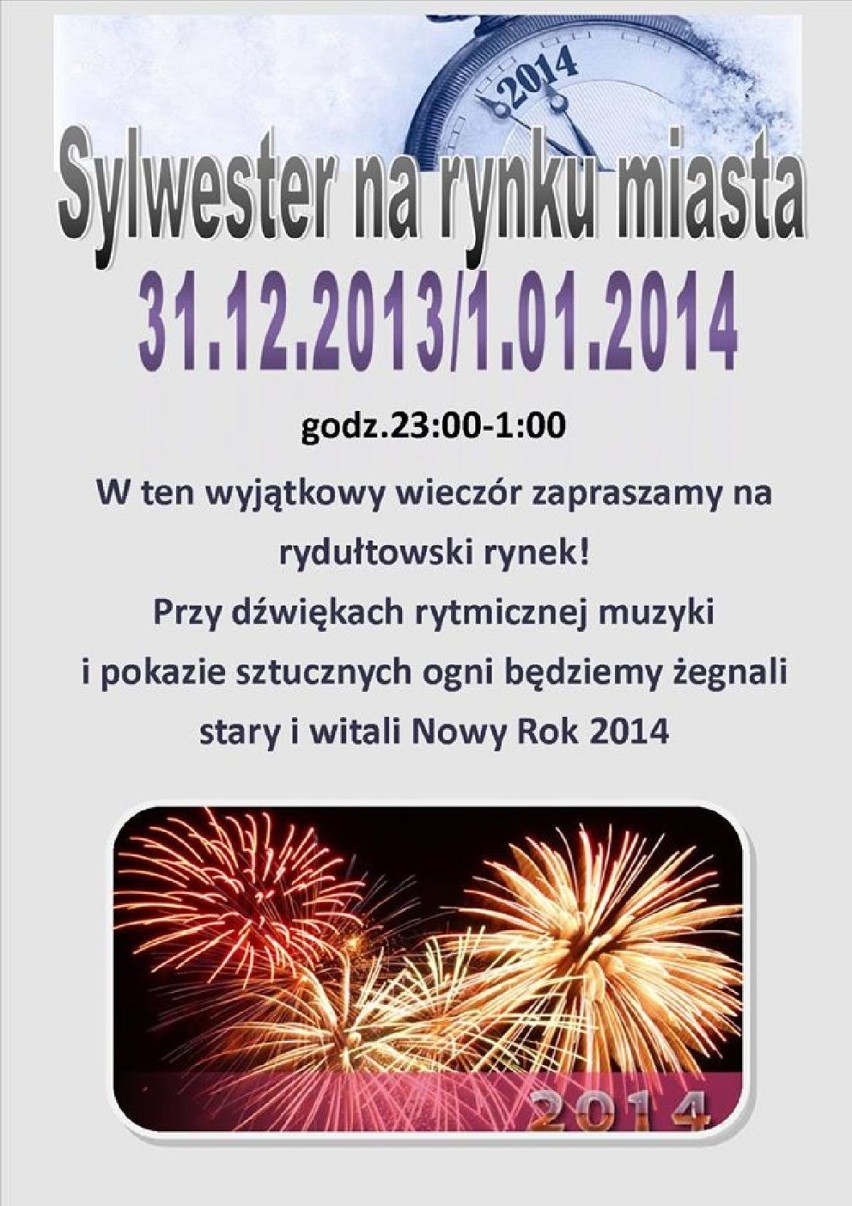 Sylwester 2013 w powiecie wodzisławskim

Od godz. 23 do 1...