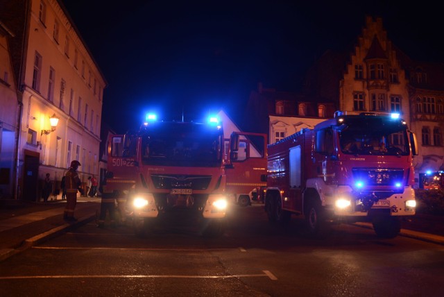 Nocny alarm w centrum Międzychodu