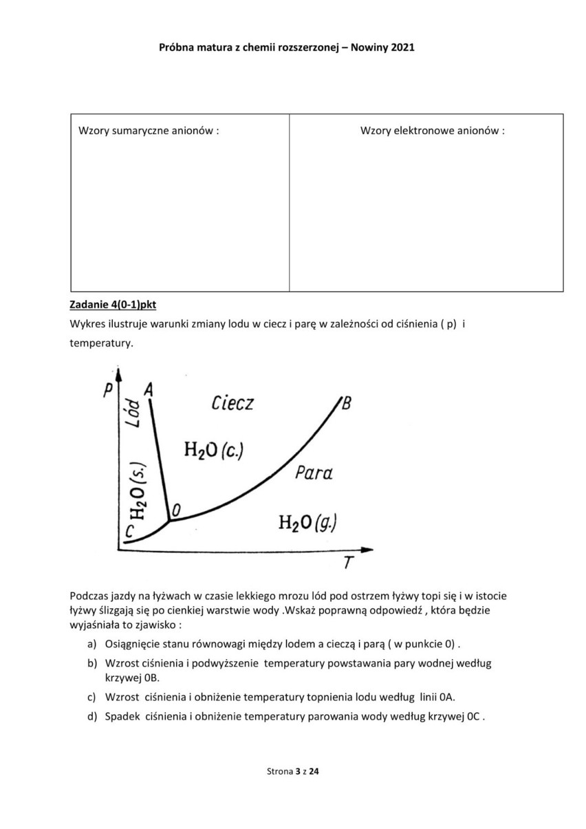 Zdaj maturę! Próbne arkusze z matury z chemii wraz z rozwiązaniami