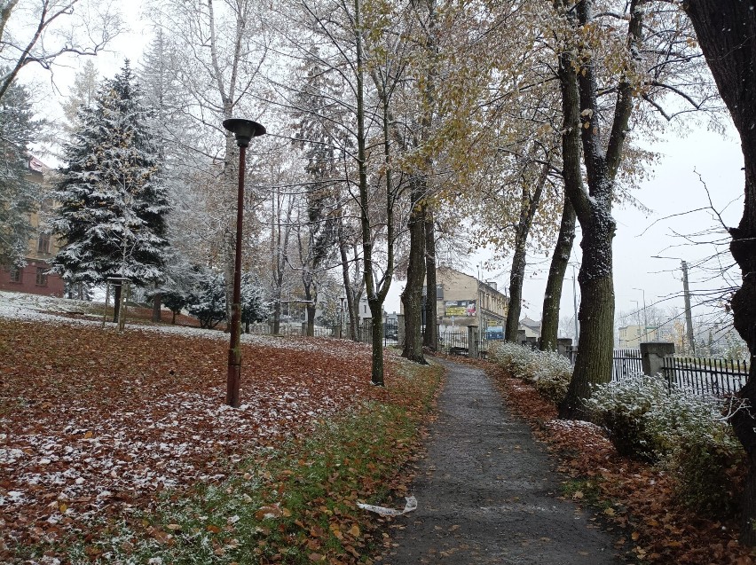 Pierwszy śnieg w Cieszynie 2022