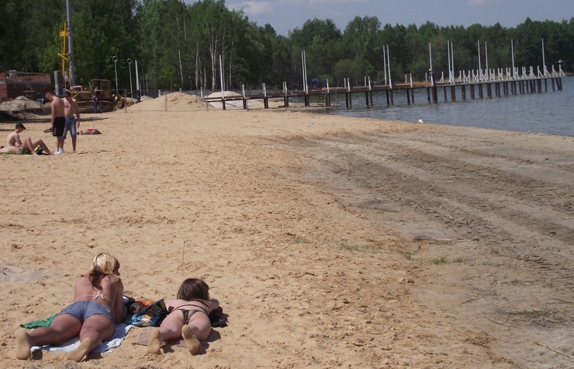 Dąbrowa Górnicza: Zobacz jak powstaje molo [FILM+FOTO]