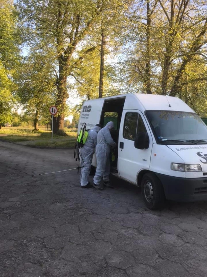 Dezynfekcja w Margoninie: W mieście znów przeprowadzono odkażanie [ZDJĘCIA]