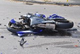 Tragiczny wypadek motocyklisty w Działdowie. 67-latek zmarł w szpitalu