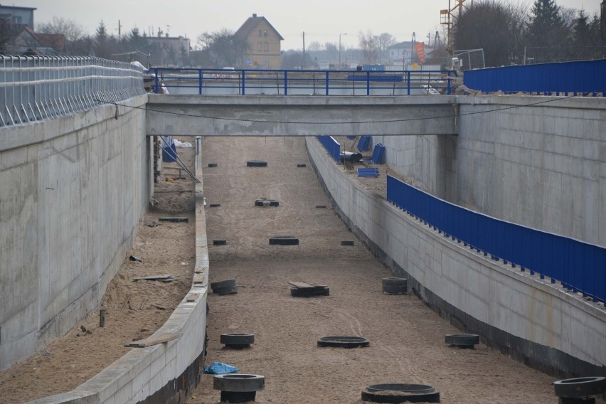 Tunel w Malborku na ul. de Gaulle'a. W 2013 roku kierowcy jeszcze tędy nie przejadą