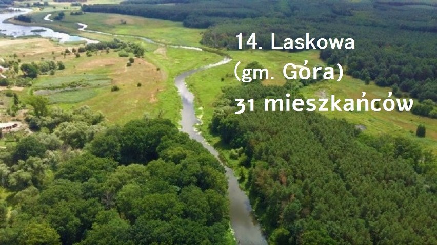 Najmniejsze miejscowości powiatu górowskiego