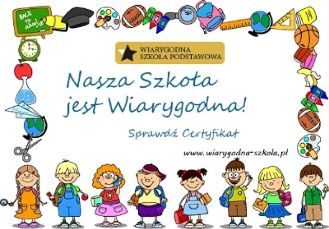 SP 10 jest "Wiarygodną Szkołą"