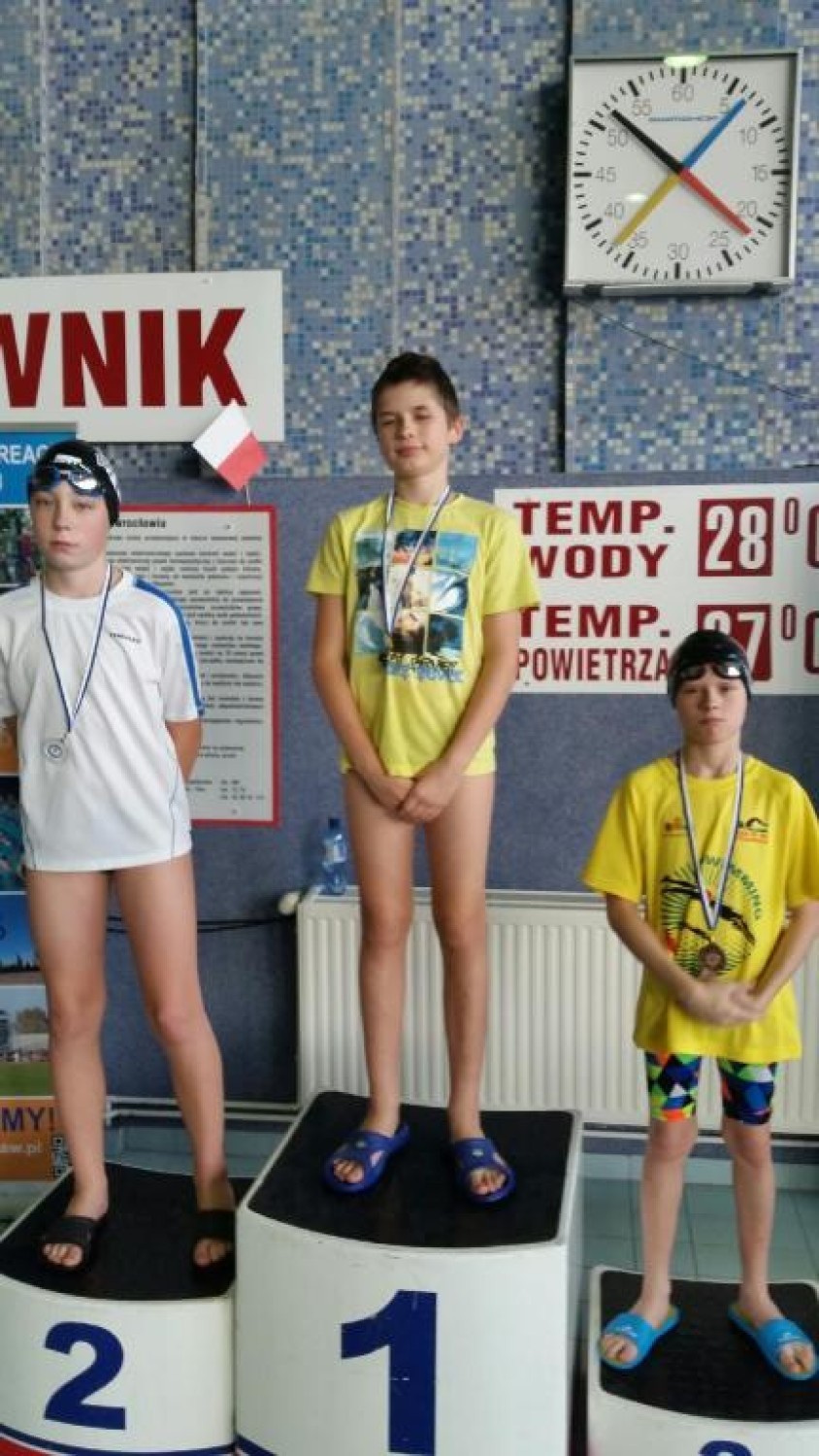 14 medalowych lokat pływaków Włocławskiego Klubu Nurkowego Jacques w Inowrocławiu [zdjęcia] 