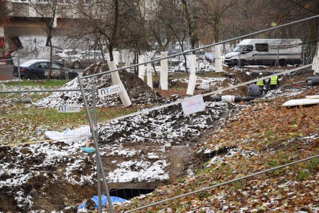 Prace prowadzone w Parku Tysiąclecia