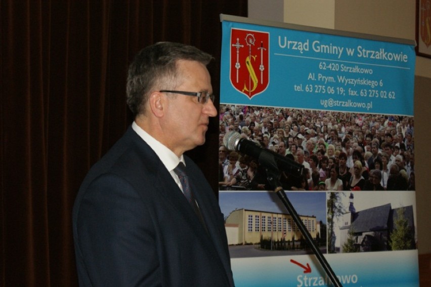 Prezydent Bronisław Komorowski w Strzałkowie